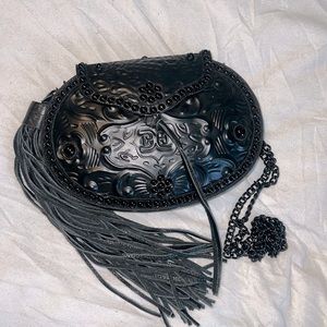 Sam Edelman Boho Hardcase crossbody - black